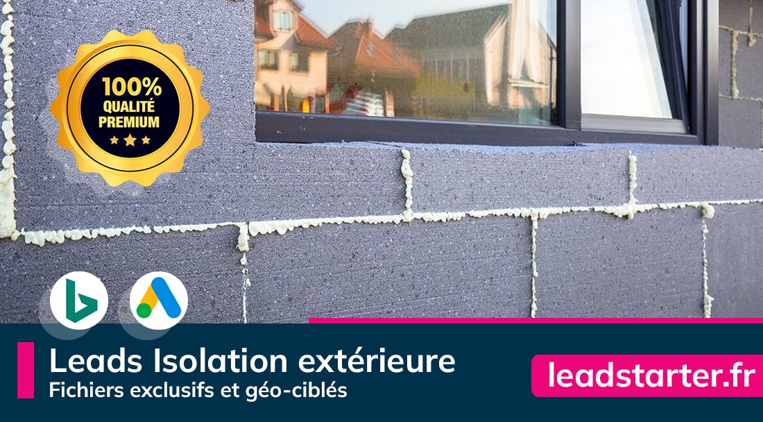 achat leads isolation extérieure leads isolation extérieure