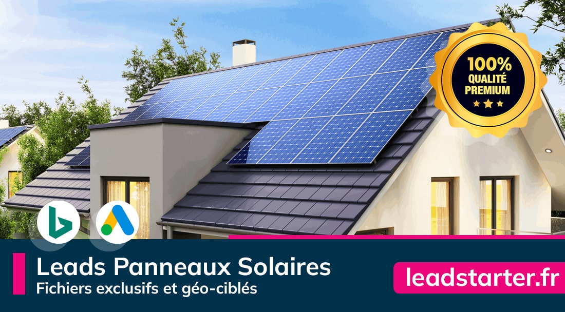 leads panneaux solaires